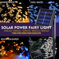 25M 200LED String Solar Powered Fairy Lights Garden Christmas Decor