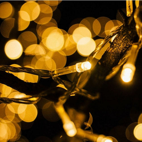 25M 200LED String Solar Powered Fairy Lights Garden Christmas Decor