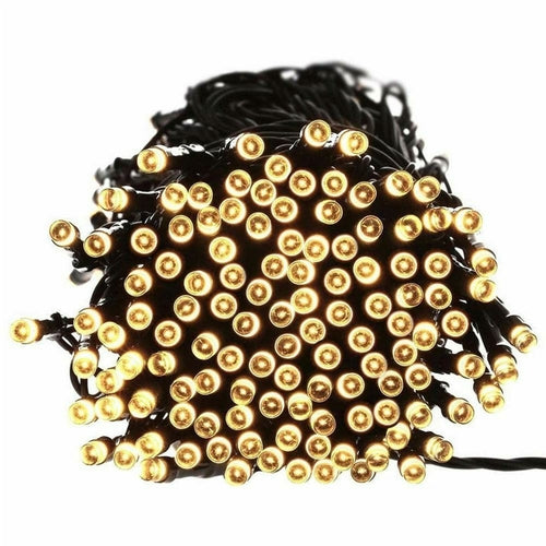 25M 200LED String Solar Powered Fairy Lights Garden Christmas Decor