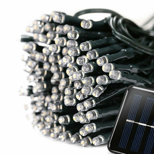 25M 200LED String Solar Powered Fairy Lights Garden Christmas Decor